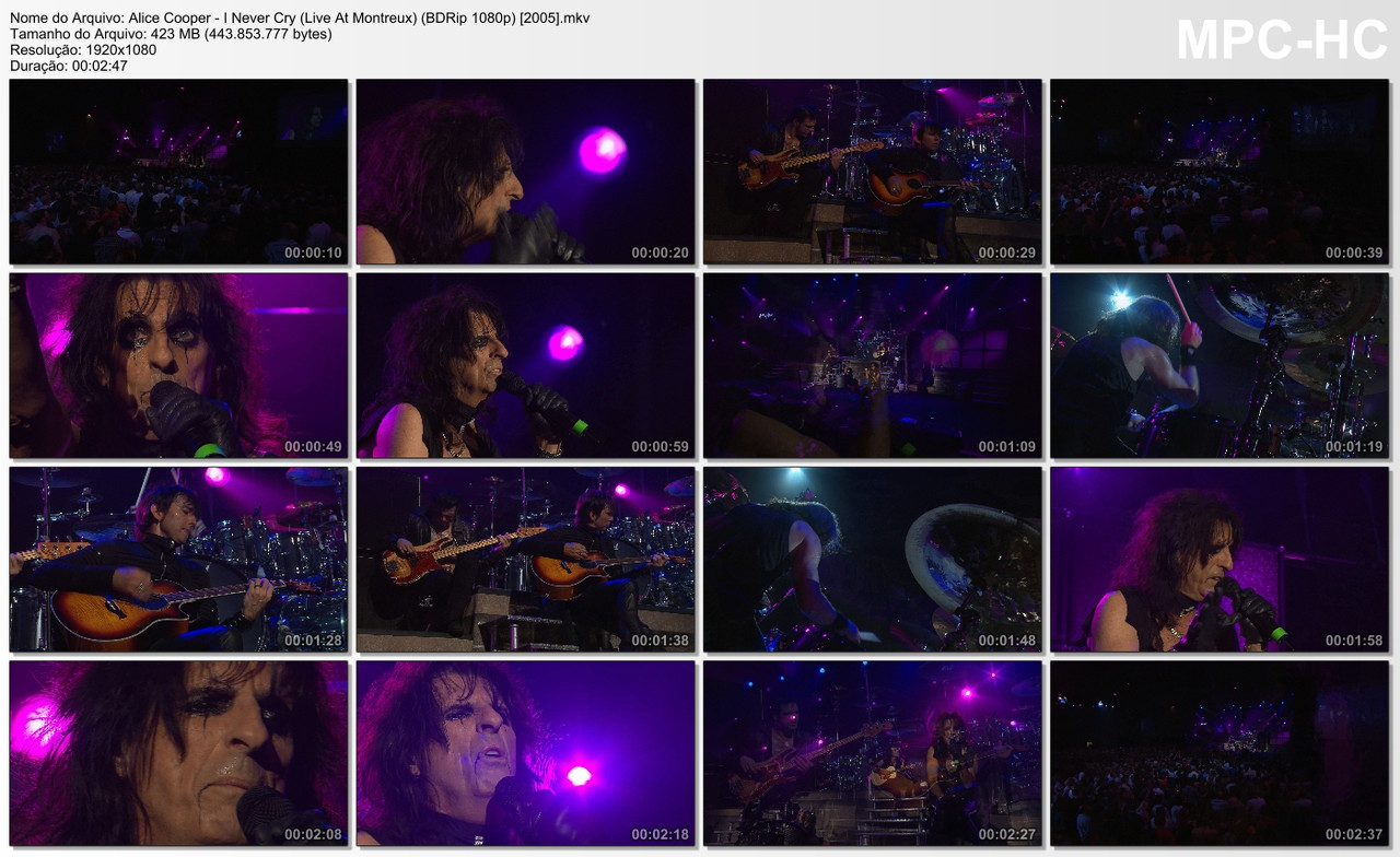 Alice Cooper - I Never Cry (Live At Montreux) (BDRip 1080p) [2005]
