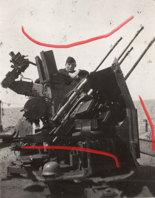 Foto KM Marinefährprahm Fähre 4lings Flak Ägäis Schwarzes Meer Schiff Camo