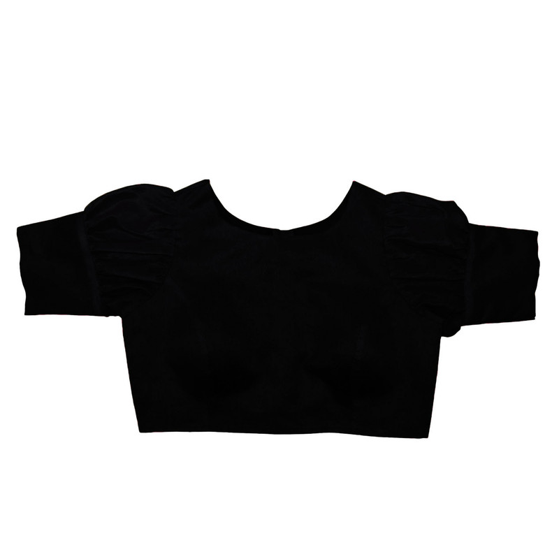 Women’s Puff Sleeves Blouse Designer Bollywood Padded Sticthed Crop Top Choli