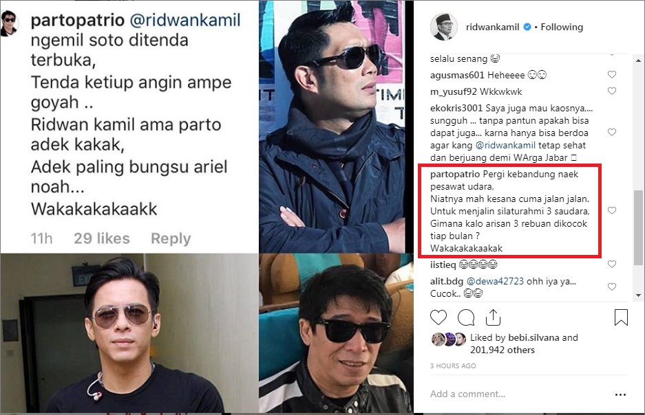 Instagram/ridwankamil