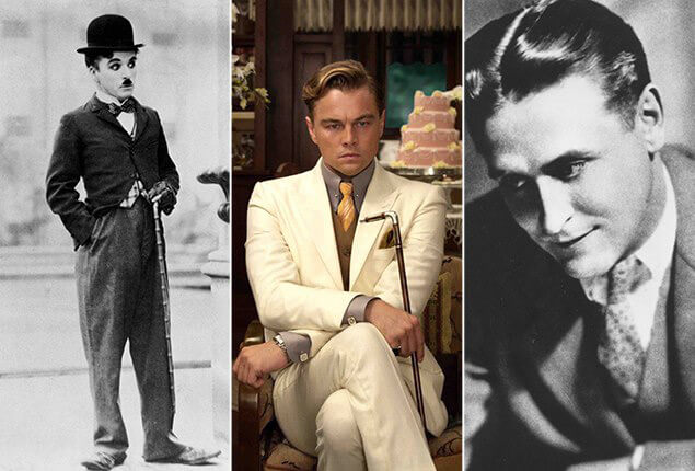 How did men's style evolve throughout the 1920s
