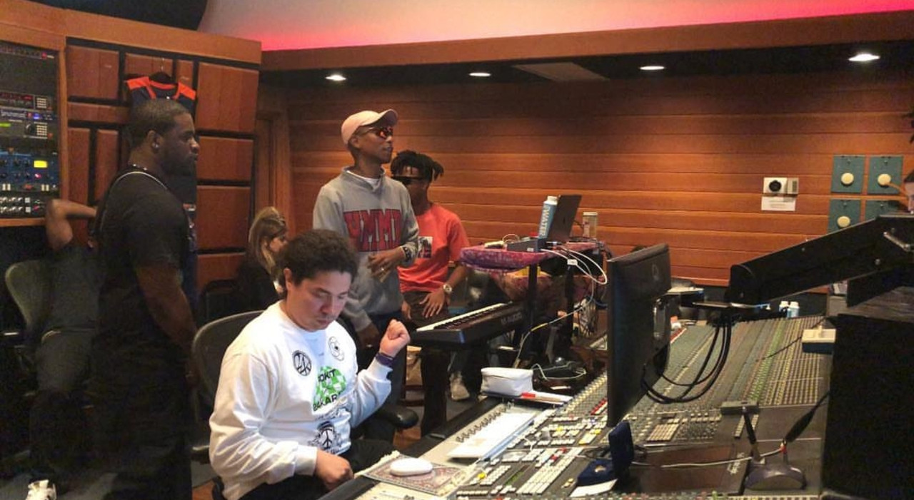 A$AP Ferg In The Studio With The Neptunes (April 23)