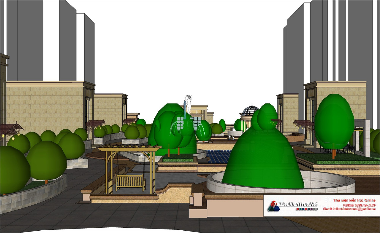 9-model-phoi-canh-3d-file-sketchup-biet-thu-lau-dai-phap-co68 (2