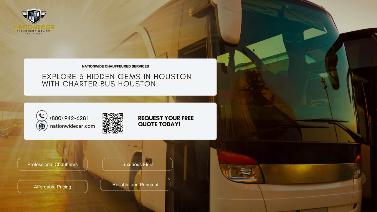 Explore 3 Hidden Gems in Houston with Charter Bus Houston