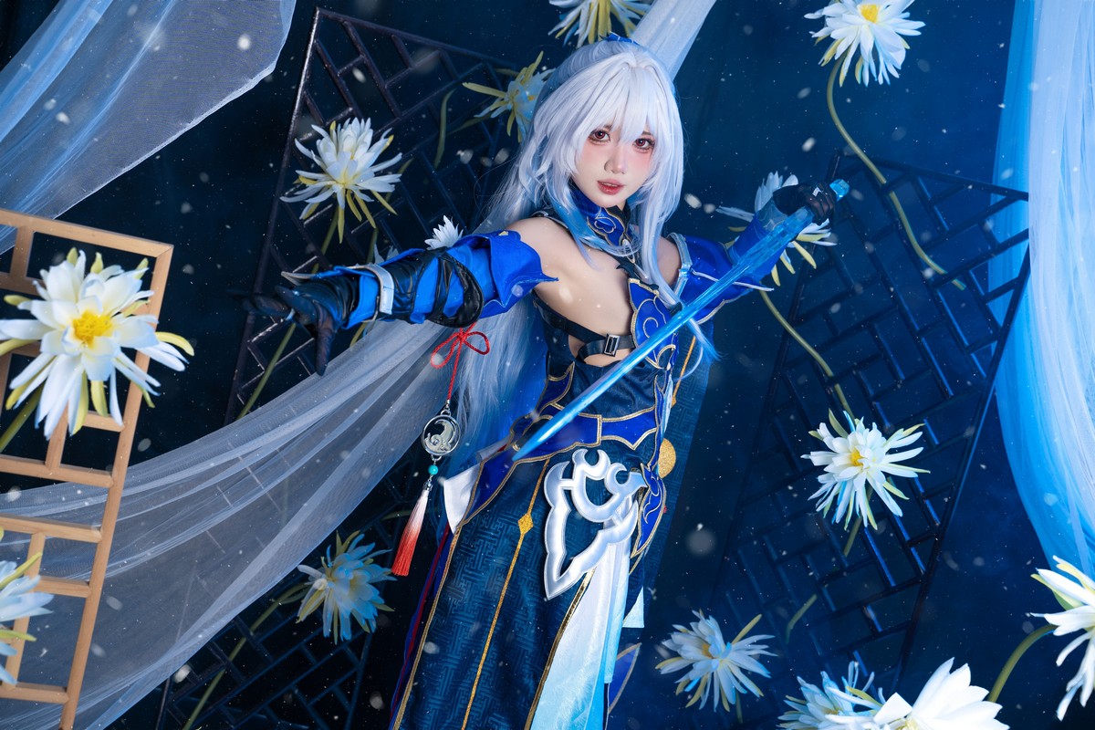PoppaChan Jingliu Cosplay (Honkai Star Rail) – 40 Photos 344MB插图2
