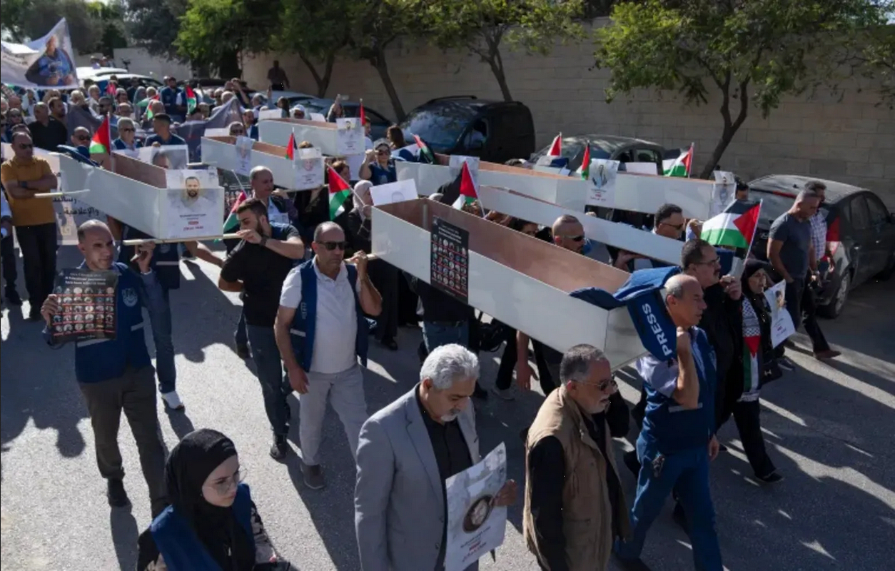 Al menos 42 periodistas han muerto en la zona de conflicto entre Palestina e Israel