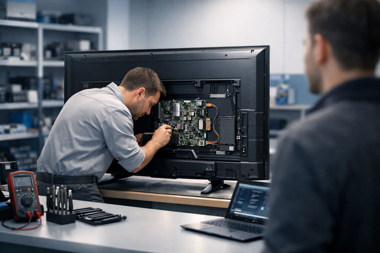 Ремонт телевизоров в Саранске — выезд мастера, гарантия до 12 месяцев