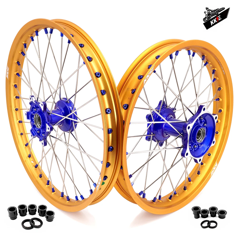 KKE 21/19 Wheels Fit Yamaha YZ125 YZ250 1999-/ YZ250F YZ450F 2003