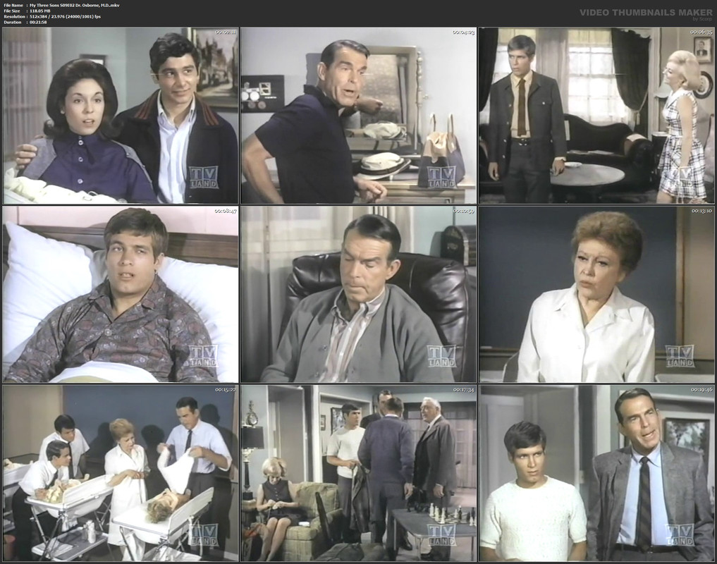 My Three Sons S09E02 Dr. Osborne, M.D..mkv