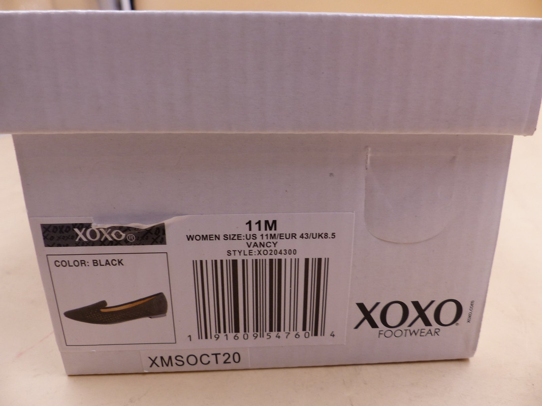 XOXO VANCY XO204300 WOMENS SIZE 11M BLACK LOAFER FLAT