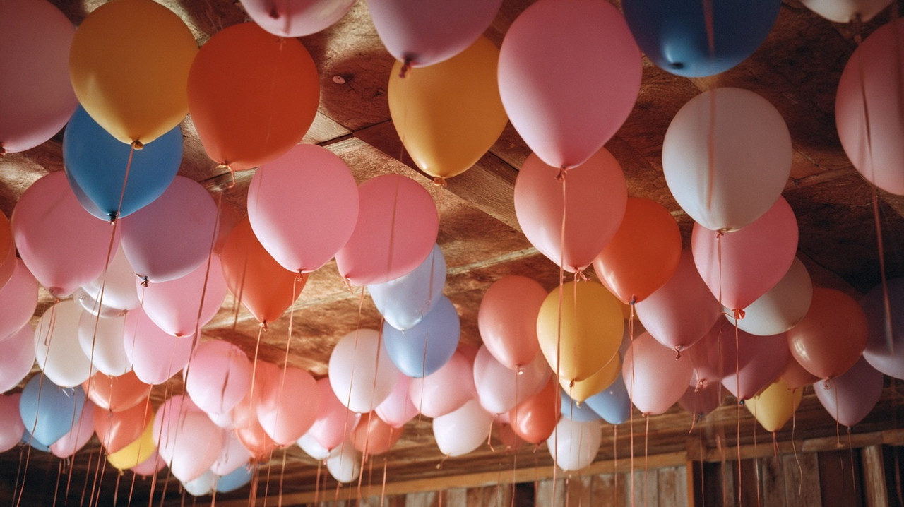 шарики под потолок