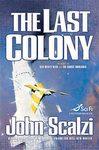 The cover for The Last Colony