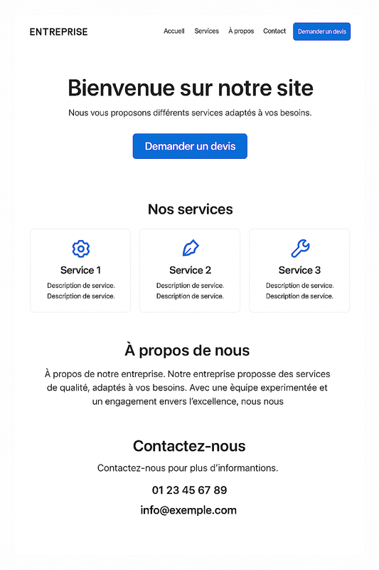 Site vitrine