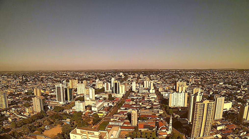 Campo Grande nesta manhã de domingo