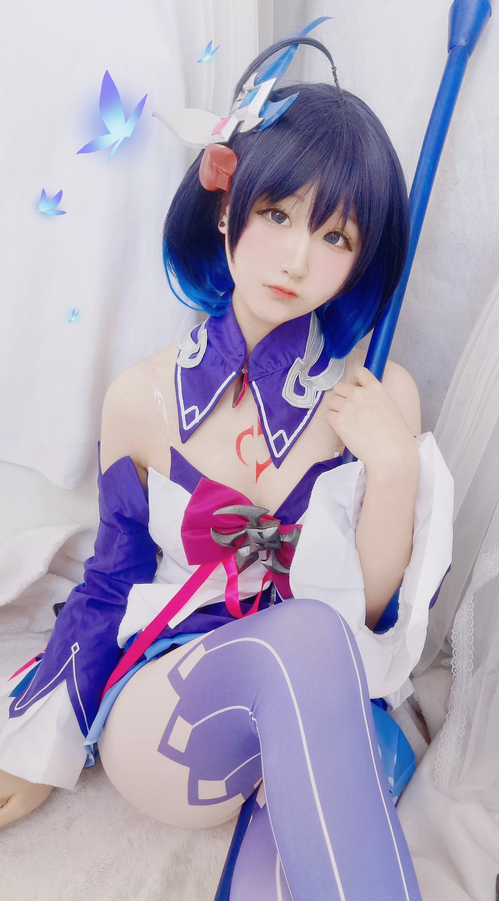 Seele麦麦希儿幻海梦蝶写真集｜梦幻蓝色系高清图集（168P-229.3M）插图4
