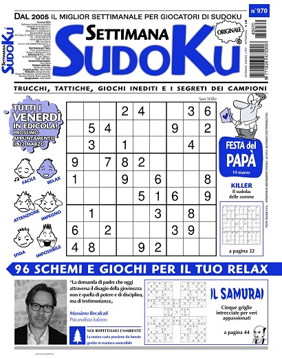 2024 - Settimana Sudoku N. 970 (15 Marzo 2024) ITA Settimana-Sudoku-N-970-15-Marzo-2024