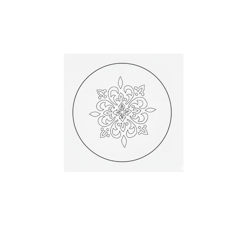 Penkraft Moroccan Tile Art on Tea Coasters DIY Kit | Complete DIY Craft Kit for Beginners & Hobby Artists