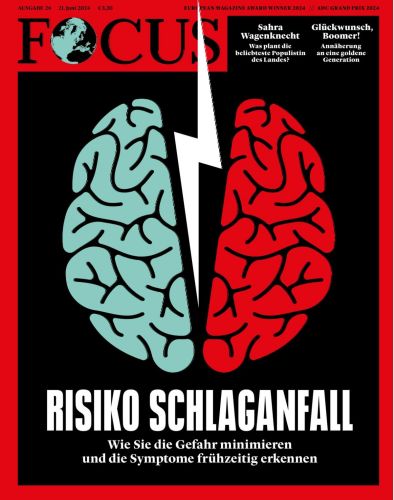 Cover: Focus Nachrichtenmagazin No 26 vom 21  Juni 2024