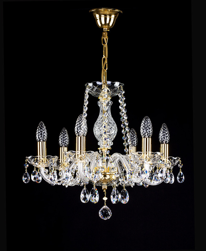 Люстра Artglass S series S-CH-GA-0002-006-PB-CE
