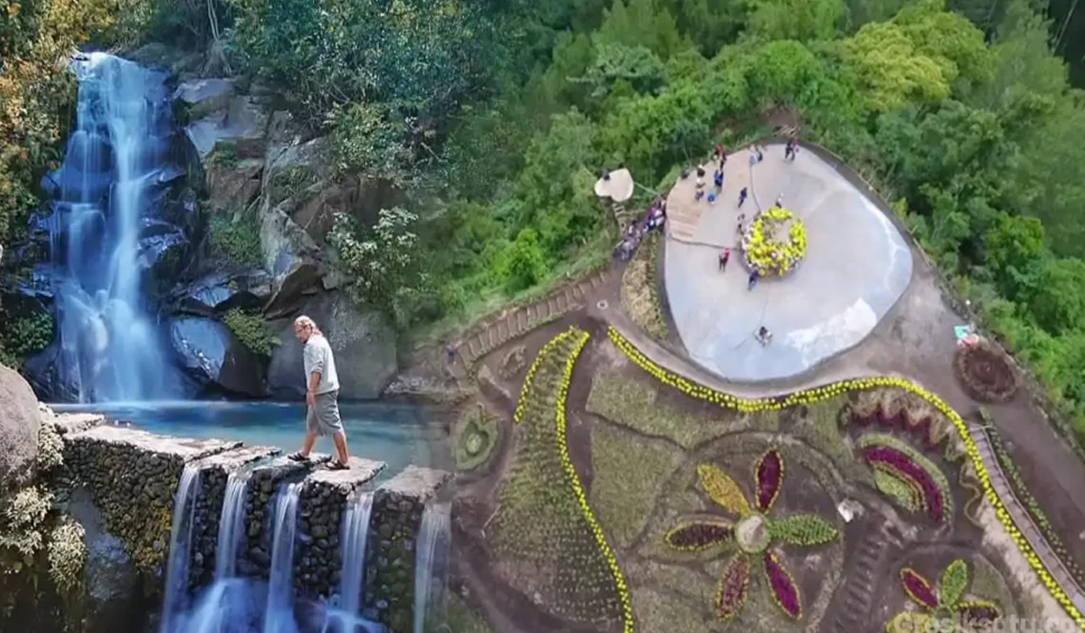 Spot Foto Instagramable di Batu Flower Garden
