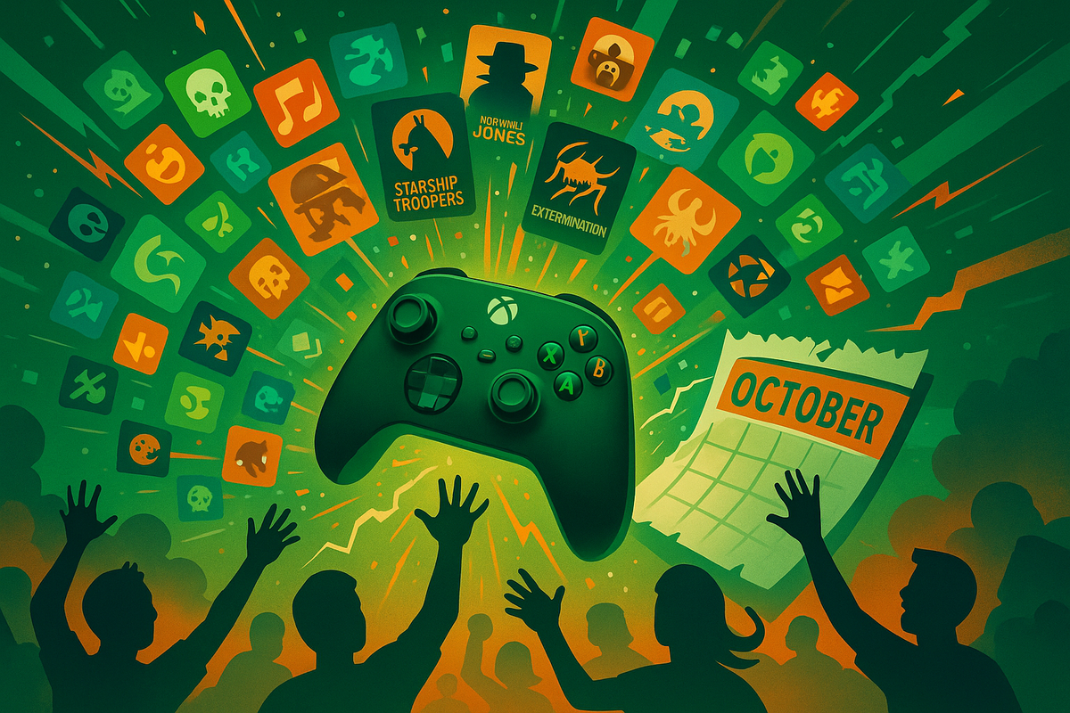 Game Pass no Modo Overload: Mais de 100 Jogos Chegam em Outubro, Porque a Microsoft Quer Que Seu Controle Queime de Tanta Ação