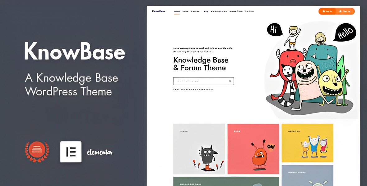 KnowBase – A Helpdesk & BbPress WordPress Theme