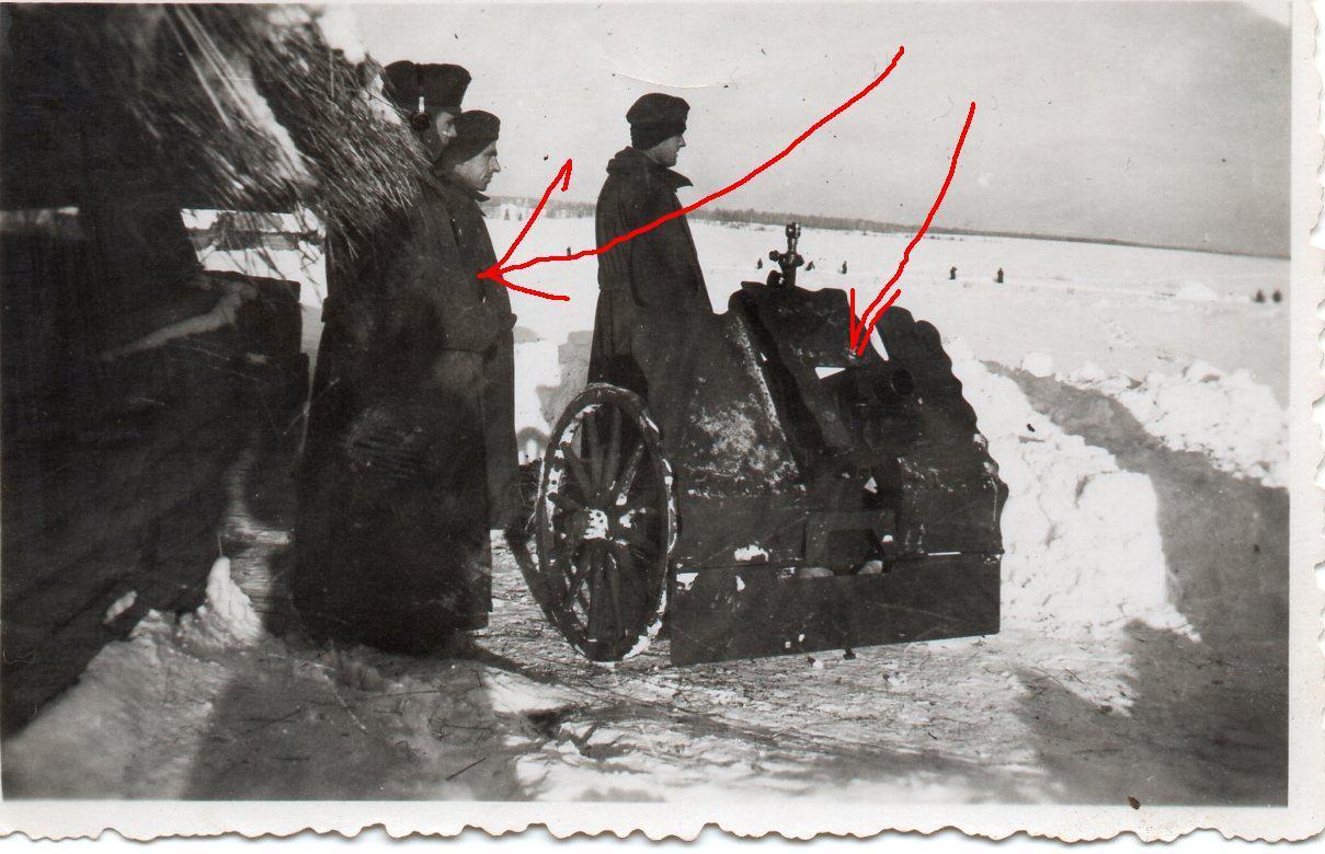 Fotos Deutsche Soldaten Wintertarn Infanterie Geschütz Ostfront1