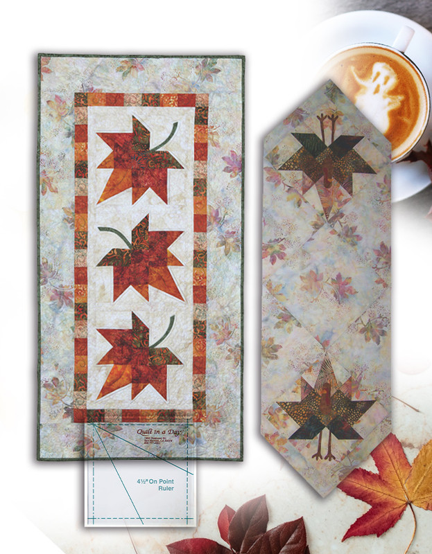 Quilt Panels Autumn / Fall Theme Fabric Panels Lot of 7 (see