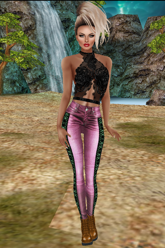 rose jeans lace advert