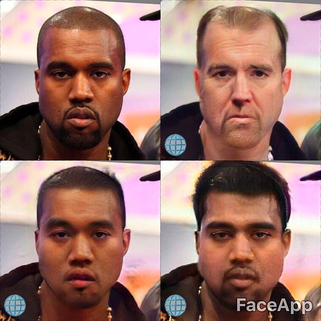 FaceApp: Как бы выглядели знаменитости с другим цветом кожи?