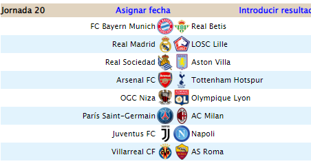 Jornada 20 - Lunes 30 de mayo - 21H ESP - 16H ARG Jornada-20