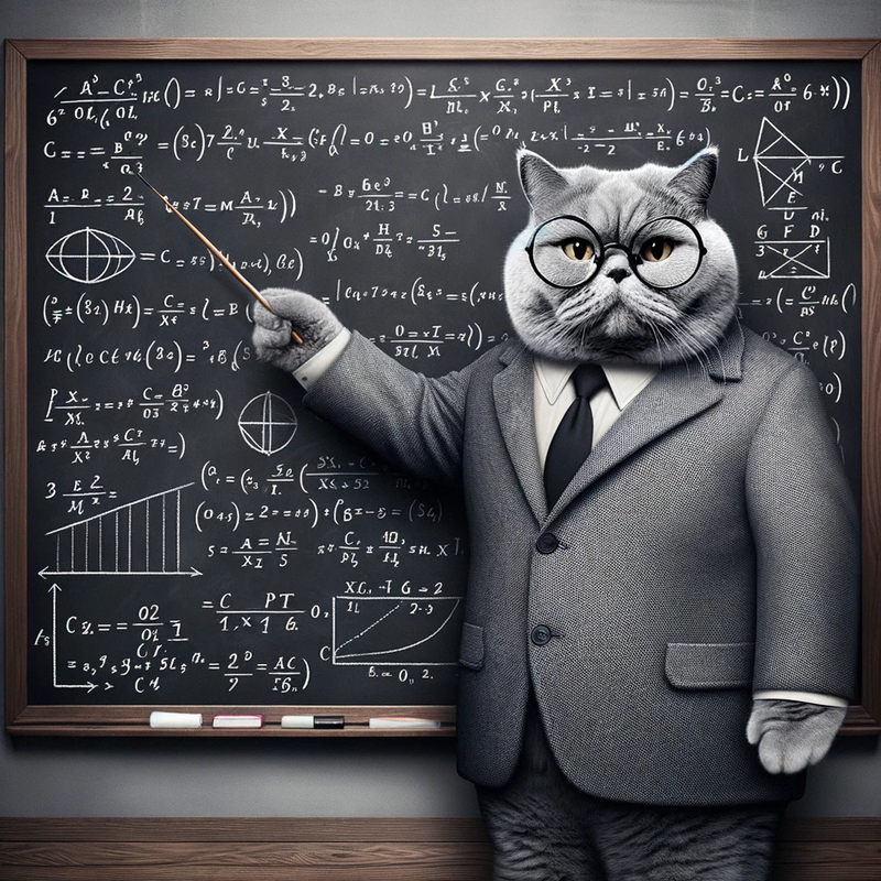 DALL-E-2023-10-24-19-10-13-Artistic-rendering-of-a-plump-gray-British-Shorthair-cat-dressed-as-a.png