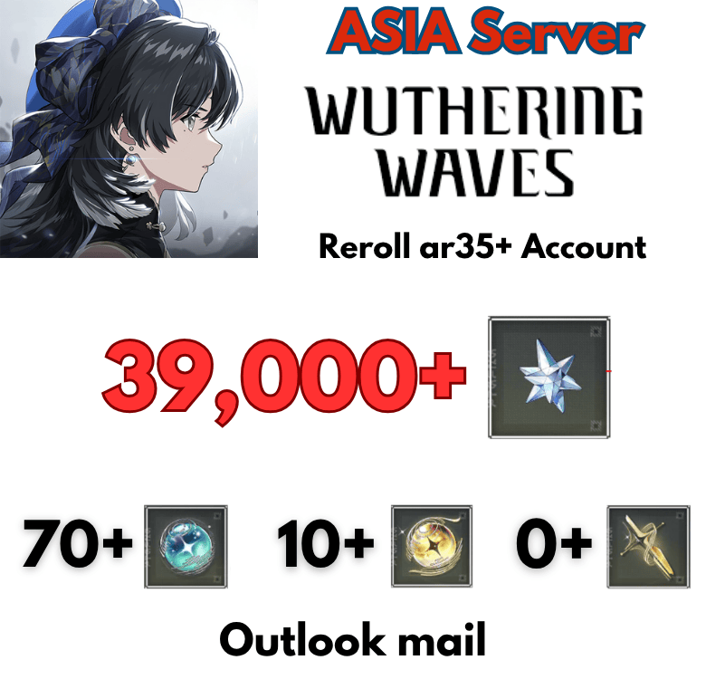 [ASIA] Wuthering Waves Reroll Account 