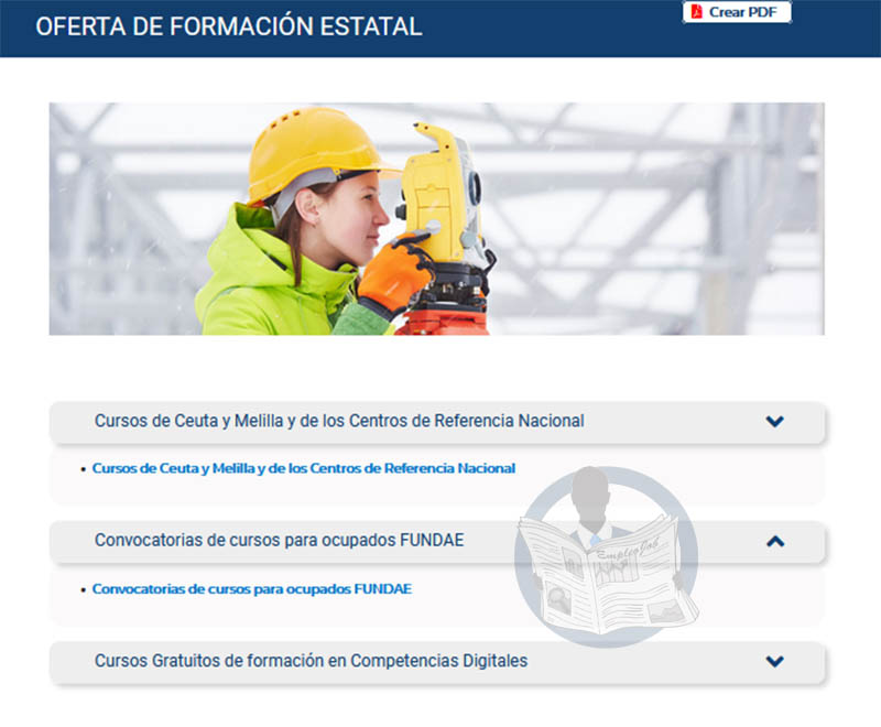 Oferta de formación Estatal