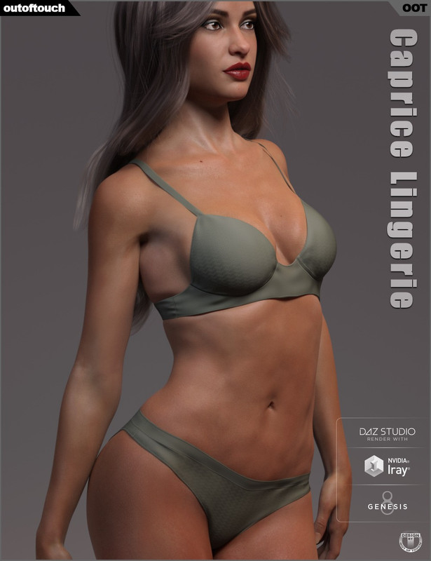 Caprice Lingerie for Genesis 8 Female(s)