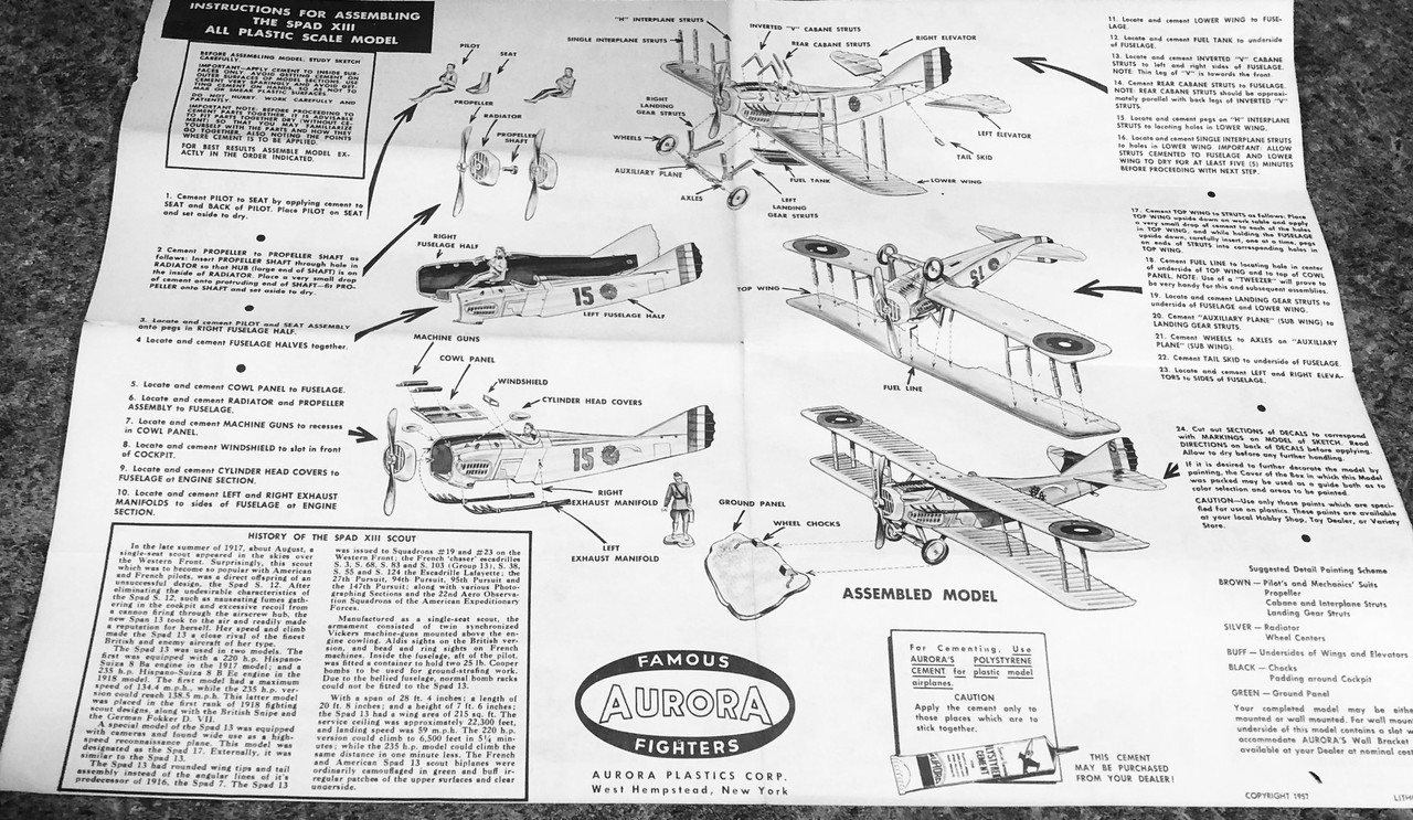 SPAD 13 instructions