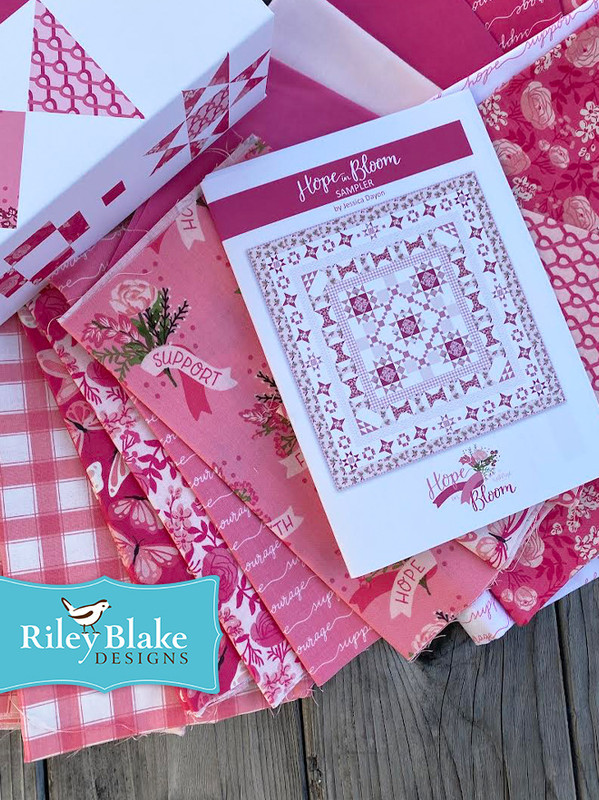 Riley Blake Hope in Bloom Quilt Kit 889333229285 Quilt in a Day