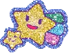 glitter star png