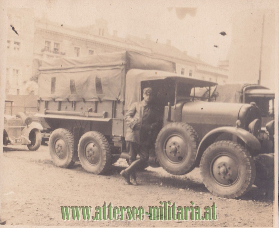 Ständestaat Erste Republik Soldat vor Transporte