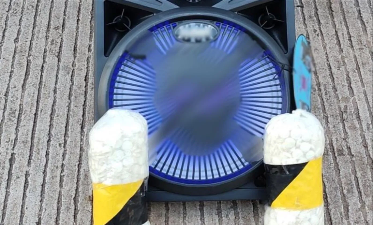 Aseguran en Sinaloa 2 mil pastillas de narcótico ocultas en una bocina