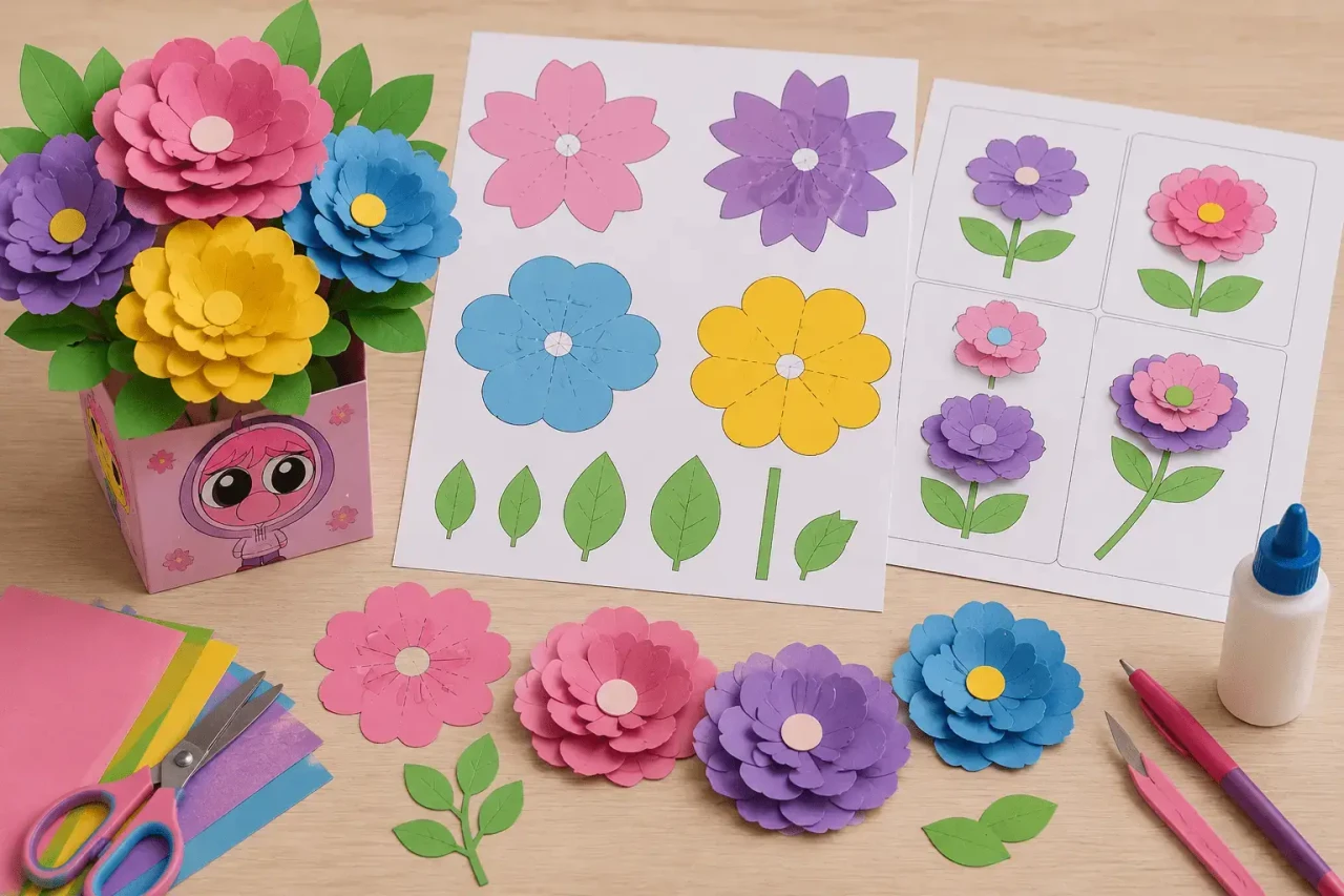 Paper Flower Templates