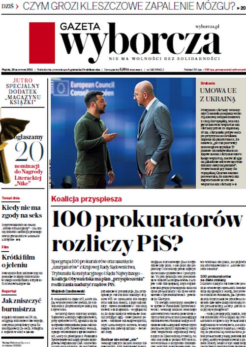 Gazeta Wyborcza + Wyborcza TV 28.06.2024