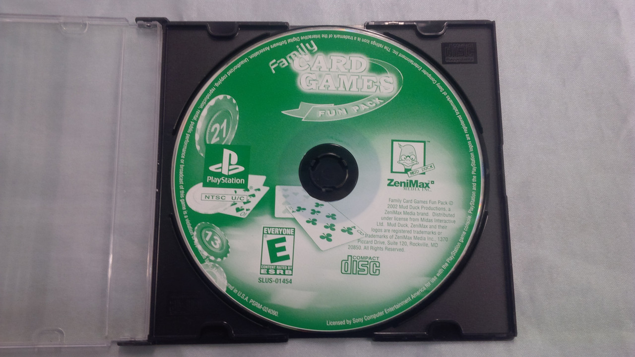 Family Card Games Fun Pack (disc only) 101620