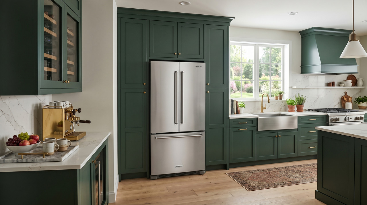 Nevera KitchenAid 20 Pies Cúbicos French Door Acero Inoxidable
