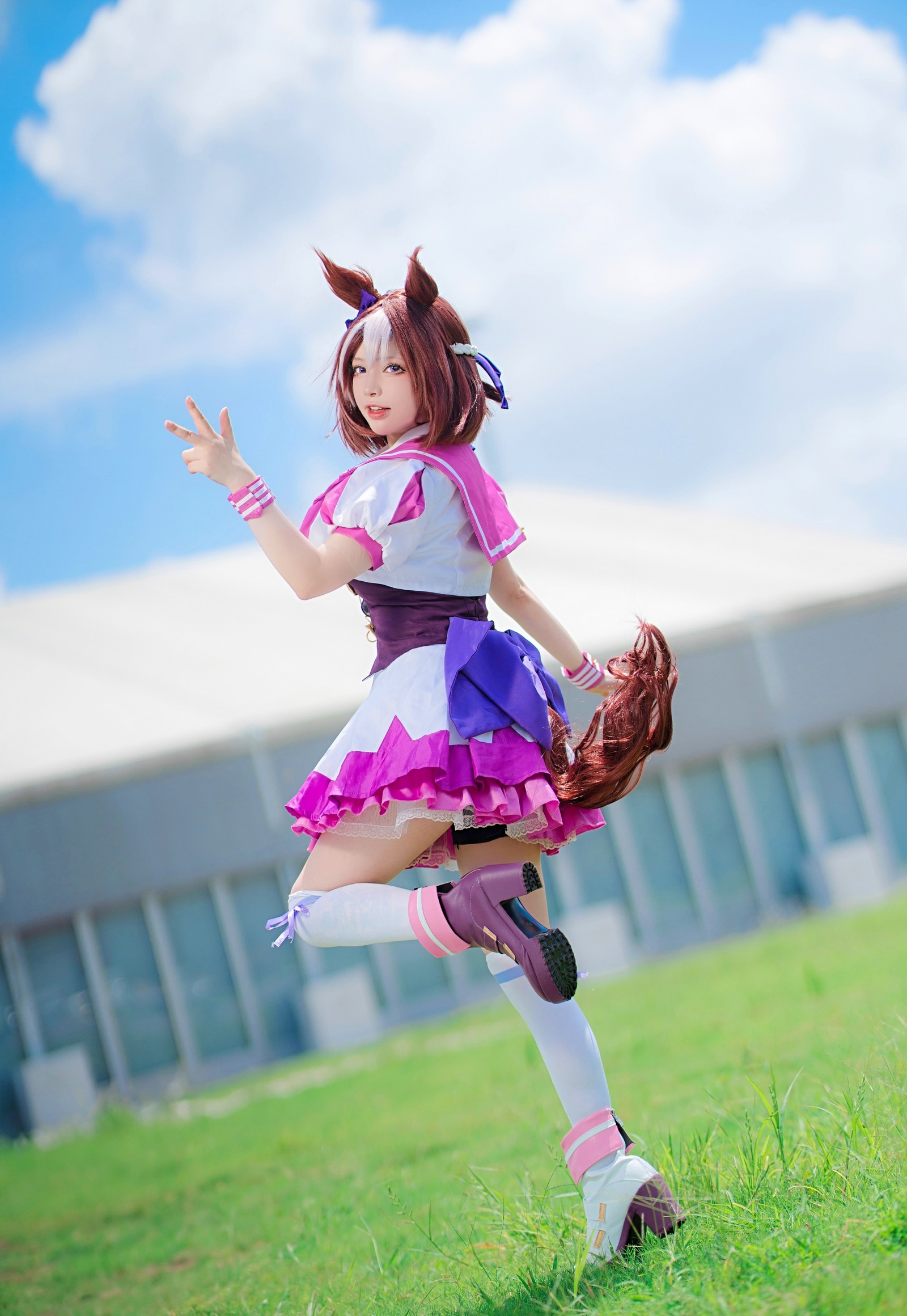 六二二同学 赛马娘 东海帝王 Cosplay 写真图集｜Uma Musume（18P｜58MB）插图9