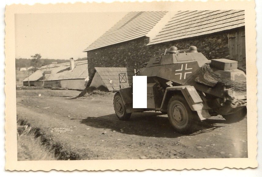 Feldzug deutscher Panzer Spähwagen SdKfz 222 WK 
