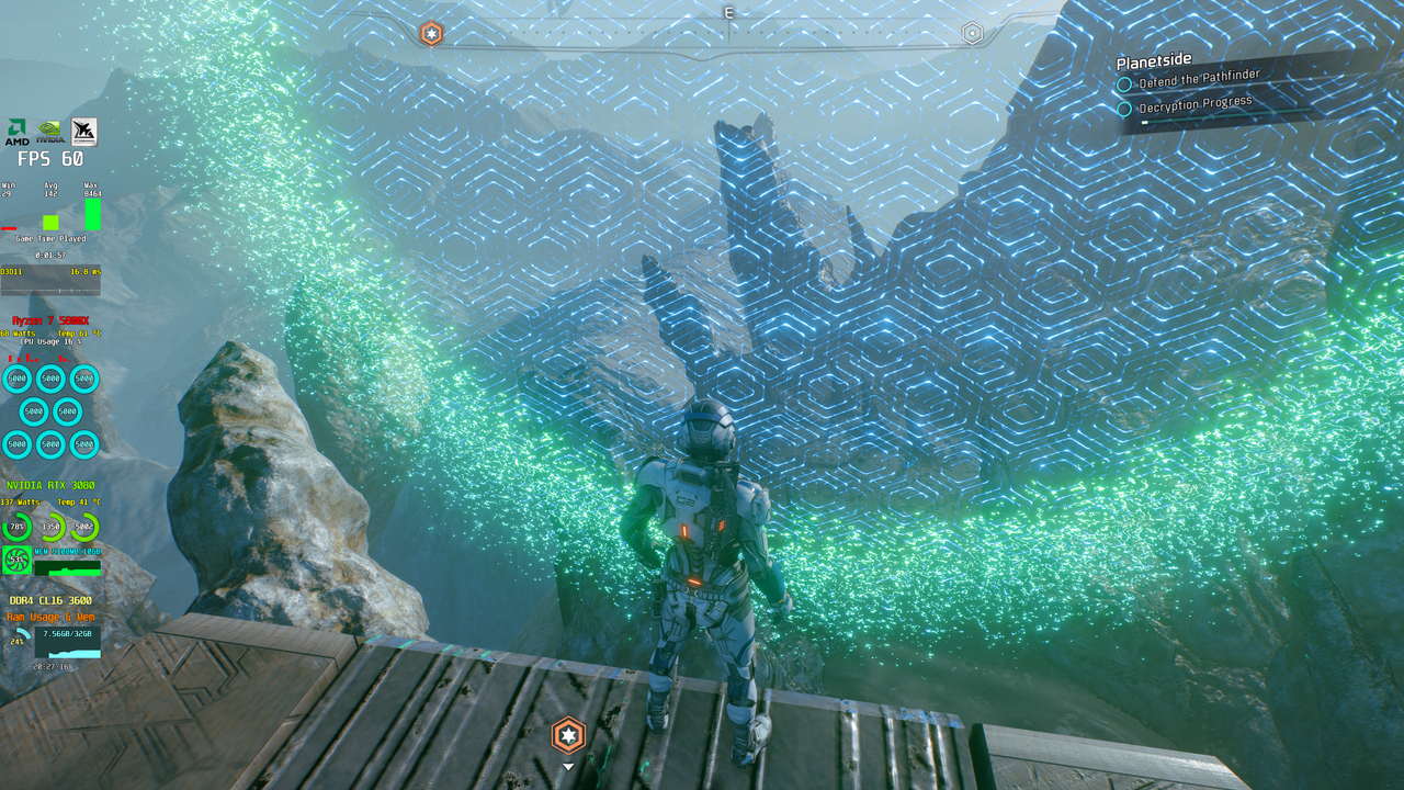 Mass Effect Andromeda AMD 5800X 5000Mhz