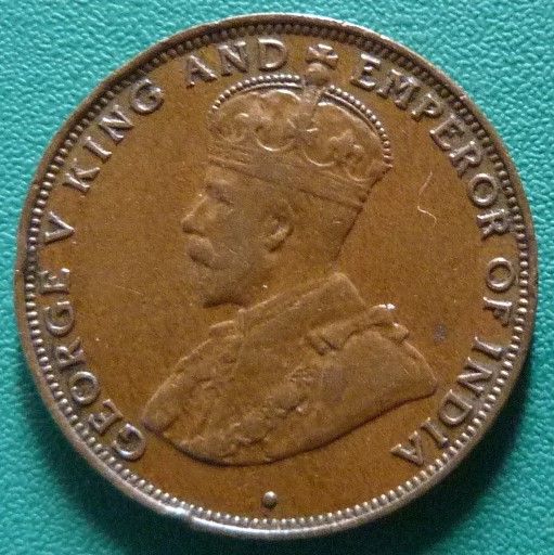 1 Centavo Dólar. Hong Kong (1933) HKG-1-Centavo-D-lar-1933-anv