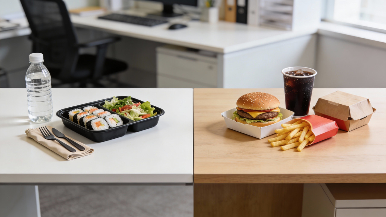 Полезный обед в офисе