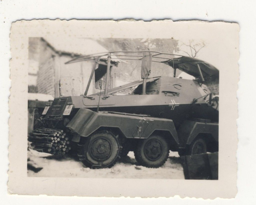 Foto Wehrmacht - Panzertruppe 8-Rad PANZERSPÄHWA